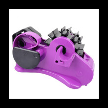 Semi- Automatic Desk Tape Dispenser Semi Automatic Cutting Tape on Off Manual for Washi Transparent Tapes Purple