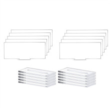 10 Stück Acryl Tischkartenständer klar Tabelle Display Halter Zeichen Stand Hochzeit Tischnummer mit Kartenschlitz für Hochzeit