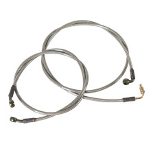 Conduites de frein avant et arrière allongées modifiées pour moto Conduites de frein tressées en acier inoxydable pour RZR
