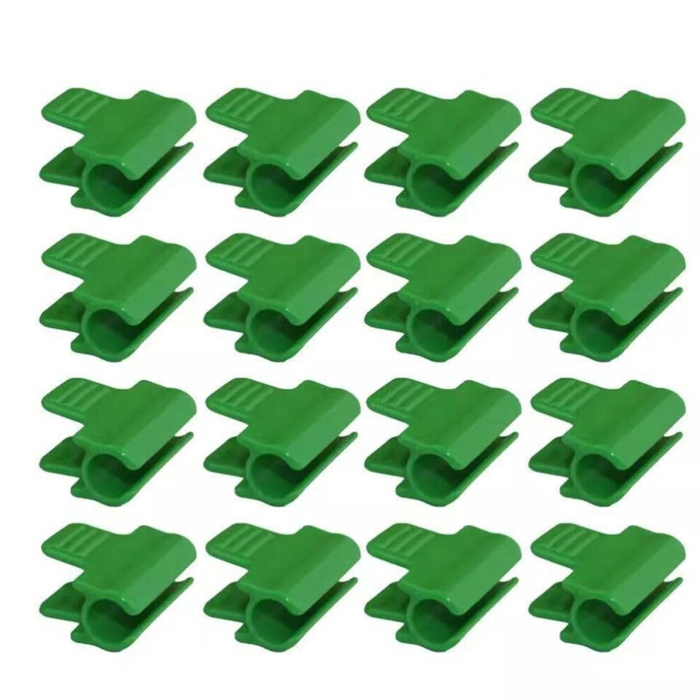 Lot de 100 clips de fixation pour film de serre courbé en arc de 11 mm, anti-insectes, protection solaire