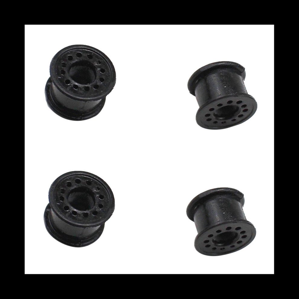 4 Pcs Gearbox Shifter Lever Cable Linkage Bushing Repair Kit Rubber Manual Transmission Replacement Part Black 4763449127092