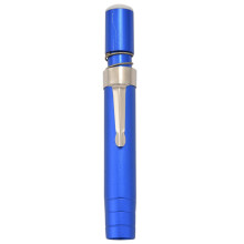 1 pcs Black Aluminum alloy Chalk Keeper Holder (blue)