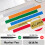 600 PCS Colored for Events, Synthetic Paper Waterproof Lightweight Activity Identification 3