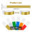 600 PCS Colored for Events, Synthetic Paper Waterproof Lightweight Activity Identification 4
