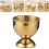 Egg Cups Set Stainless Steel Eggs Hard Boiled Eggs and Soft Tray Tool Holders Kitchen, Gold 7