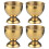 Egg Cups Set Stainless Steel Eggs Hard Boiled Eggs and Soft Tray Tool Holders Kitchen, Gold 1