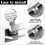 Sliding Window Locks Aluminum Metal Window Locks Security Safety Door Locks Adjustable Security Locks with Keys 2