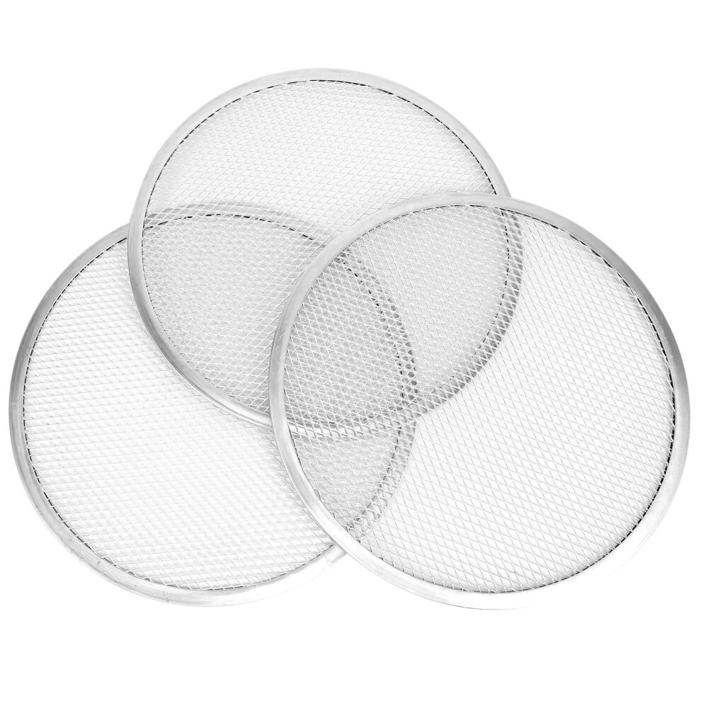 12 Inch Aluminum Pizza Screen Pizza Pan with Holes Pizza Pan,Baking Tray for Round Pizza Crisper Tray Pizza Baking Tray 