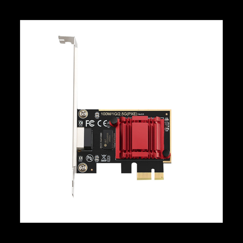 2.5G Pci-E Network Card Rtl8125b Chip Gigabit Ethernet Pcie Network Card 10/100/2500Mbps 1Gbps/2.5Gbps Rj45 Lan Pc 4764074964939