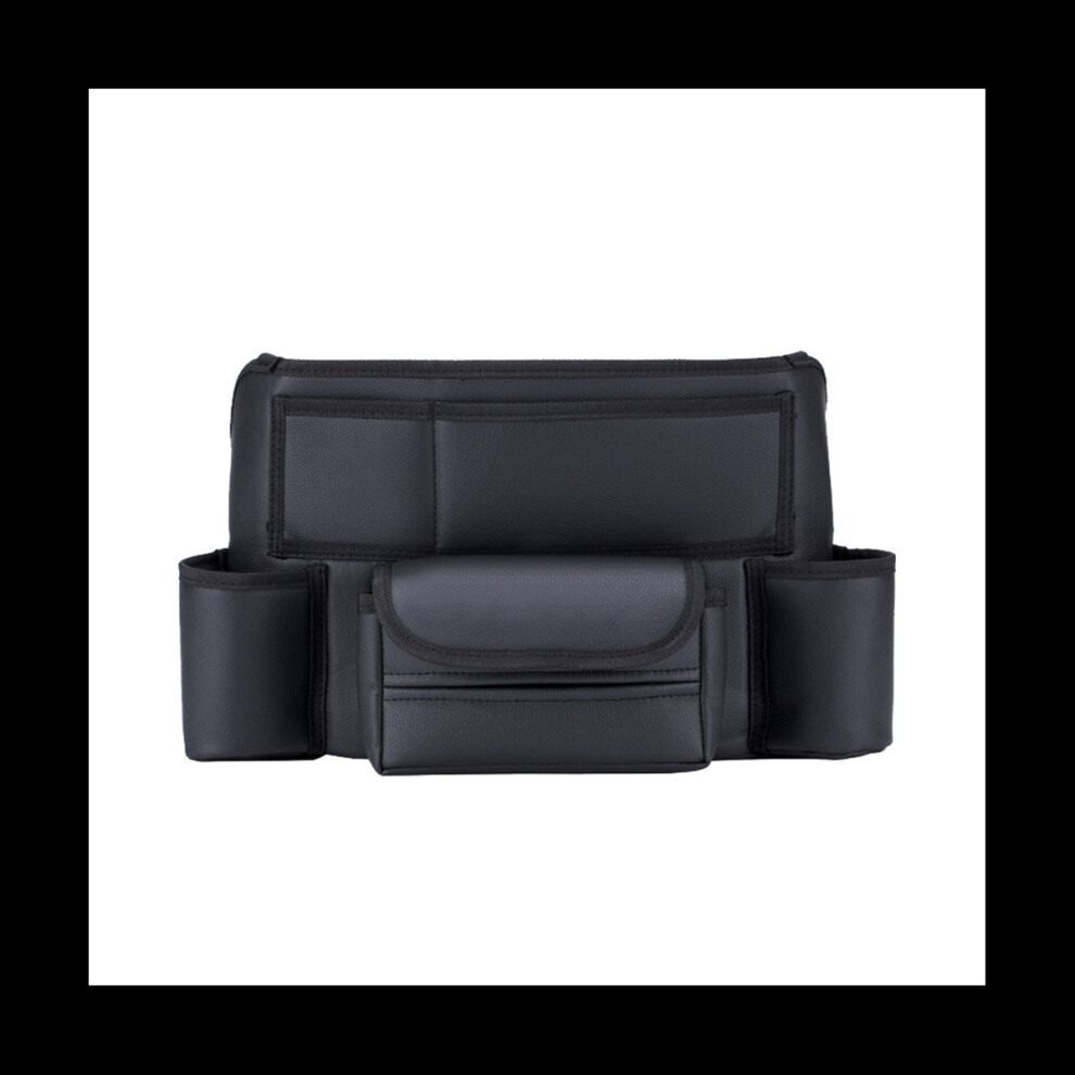 Car Storage Pocket Between Seats with Cup Holder Car Tissue Holder Multipurpose Car Pocket Hand Bag Organizer ,Black-image-OPC-PBMJVT5-NEW