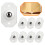 Self Adhesive Mini Wheels, 8Pack Mini Swivel Wheels Self Adhesive Paste Pulley Rotation Sticky Pulley 2