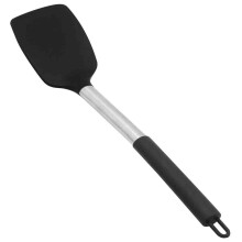 Stainless Steel Handle Silicone Spatulas, High Heat Resistant to 480F, Food Grade Turner, Free