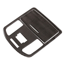 Pour 2015-2021, garniture de panneau de lampe de lecture de toit avant en fibre de carbone souple, accessoires intérieurs