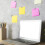 200 Pieces Star Shaped Push Pins Plastic Clear Thumb Tacks with Plastic Box for Cork Board Steel Point Decorative 6