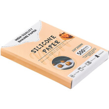 500PCS Waterproof Food Grade BBQ Paper Oil Resistant High Temperature Baking Silicone Oil Paper (15x20cm)