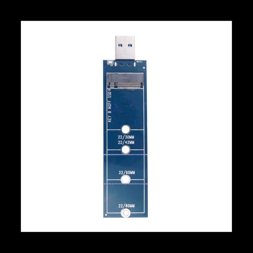 Ssd M2 To Usb Adapter M.2 To Usb Adapter B Key M.2 Sata Protocol Ssd Adapter Ngff To Usb 3.0 Ssd Card 4764074953681