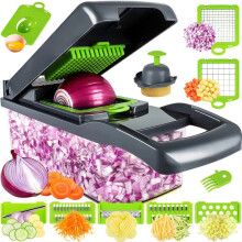 Vegetable Onion Chopper丨Kitchen 13 In 1 Food Chopper 8 Blades Cutter