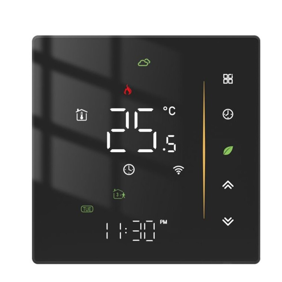 Thermostat de chauffage au sol électrique/eau WiFi Chaudière à gaz pour eau - Alexa Google Voice (chaudière à gaz pour eaux noires)