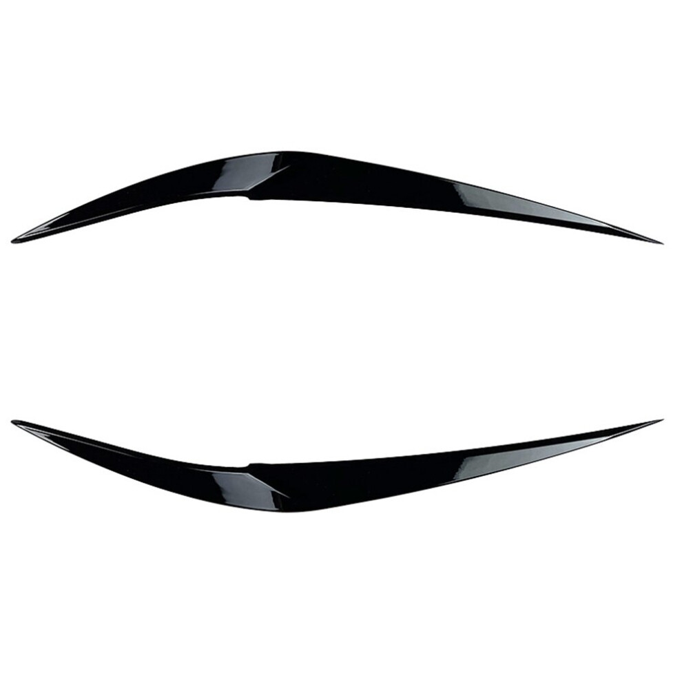 Front Head Cover Head Lamp Eyelid Eyebrow Trim Abs For X1 F48 Xdrive 2015-2021 Bright Light/Black 4763449199976