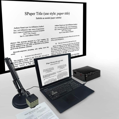 Teacher Document Camera,8 Megapixel Autofocus USB Document Camera for Distance Education Teaching Web Conference 2