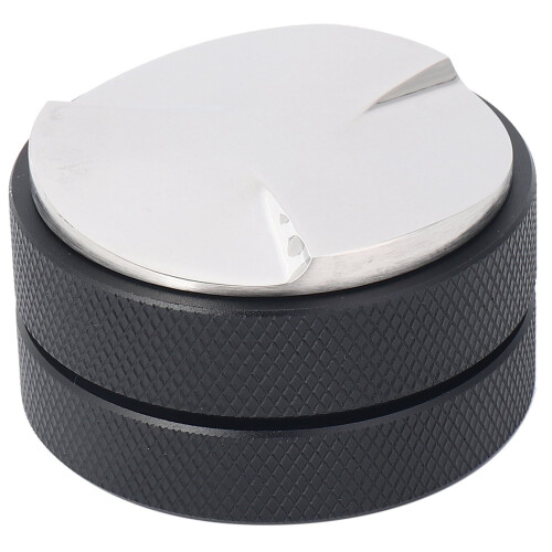 Espresso 58Mm Coffee Distributor Leveler Tool Macaron Coffee Tamper With Three Angled Slopes-Black