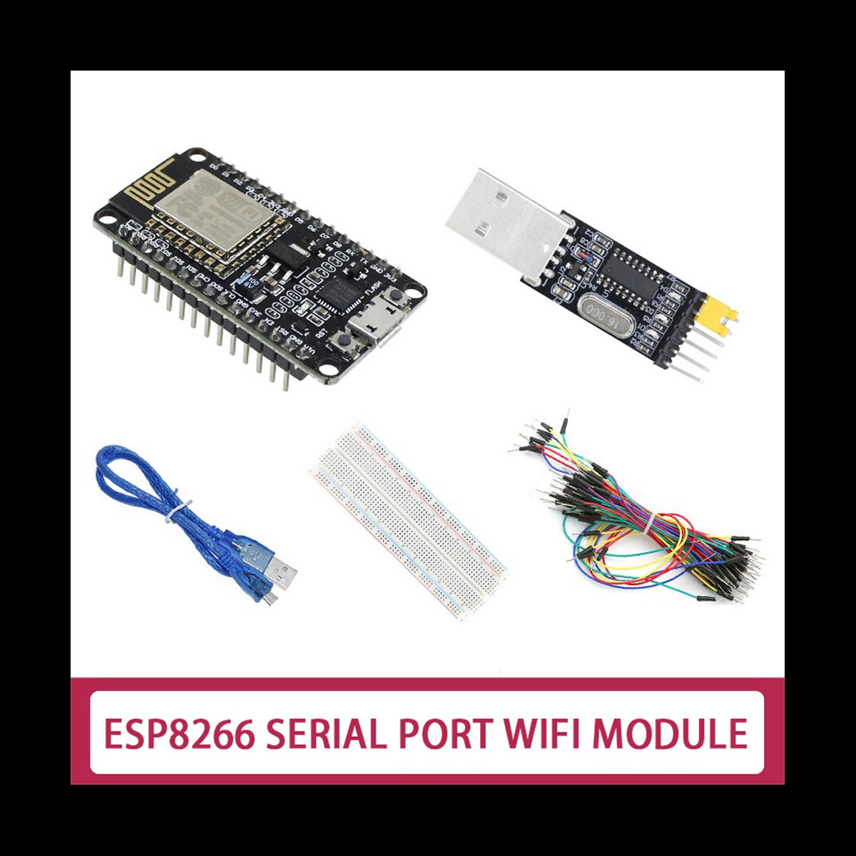 ESP-12E ESP8266 CP2102 V3 WIFI Development Board+USB To Serial Port ...