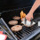 Stainless Steel Press, 5.5 Inch Square Smasher, Professional Griddle Accessories Kit, Grill Press Perfect 4