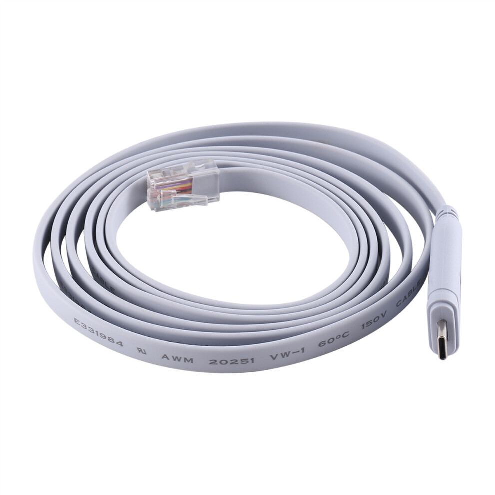 Usb To Type C Console Configuration Cable Type C To Rj45 Serial Router Debugging Cable Light 4763449141036