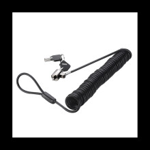 Laptop Computer Lock Laptop Lock Anti-Theft Lock Universal Retractable Spring Rope Steel Cable Key Computer Lock