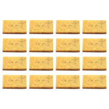 16-Pack Biodegradable Palm Fiber Sponges & Cellulose Scrubbers - Odor-Free, Compostable Kitchen Dish Cleaning
