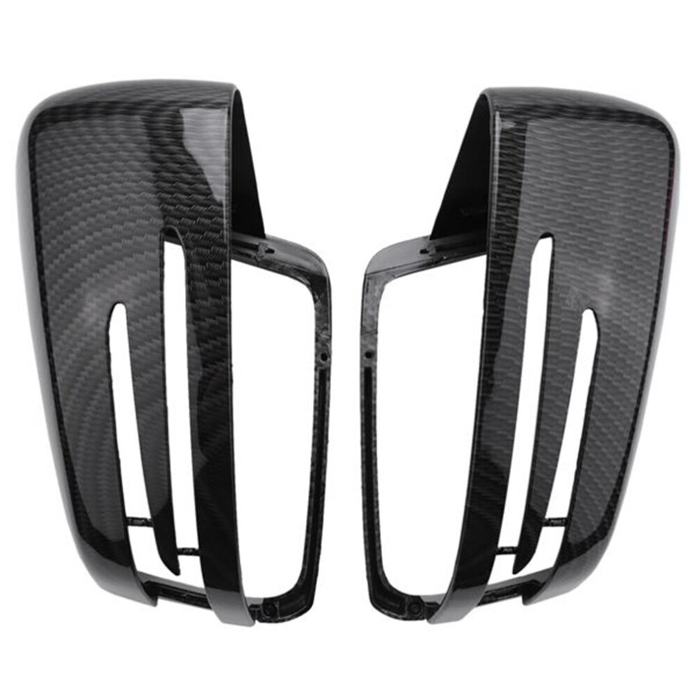 Car Carbon Fiber Rearview Side Mirror Cover Replacement For C E Class W204 W212 W176 W246 C218 X156 Light 4763449115686