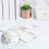 Transparent A6 Binder Clear Soft PVC 6 Ring Budget Binder Refillable Planner Binder Cover Protector 6