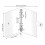 Transparent A6 Binder Clear Soft PVC 6 Ring Budget Binder Refillable Planner Binder Cover Protector 3