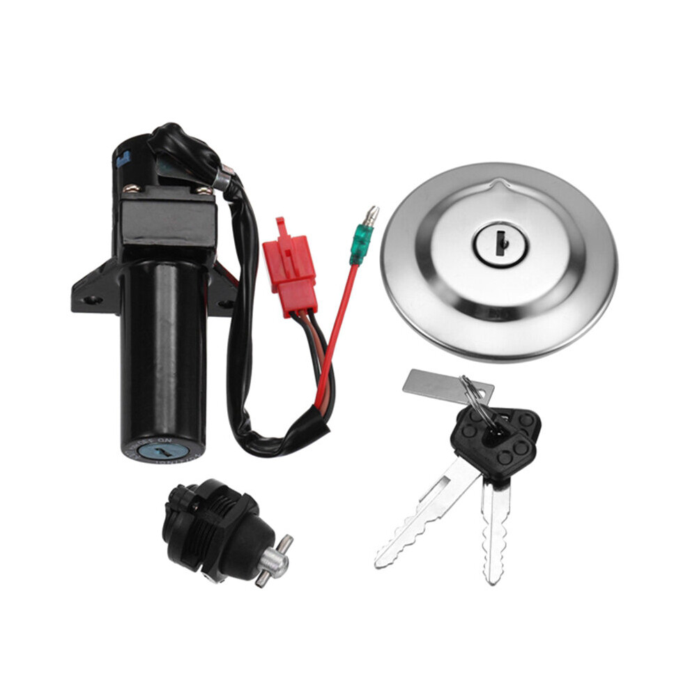 Motorcycle Electric Ignition Switch Lock Set Fuel Gas Cap Lock Key For Ybr125 Ybr 125 2007-2014 4764074983589