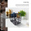 Book Ends, Book Ends for Shelves, Decorative Bookends for Books, Bookends for School, Home Or Office (Black, 1 Pair) 4