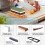 Knife Sharpening Stone Kit 4 Side Whetstone Sharpener, Preium 400/1000 3000/8000 Grit Wet Stone Set, Water Stone 4