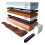 Knife Sharpening Stone Kit 4 Side Whetstone Sharpener, Preium 400/1000 3000/8000 Grit Wet Stone Set, Water Stone 1
