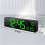 Digital Wall Clock Display with Time, Date, Temperature, LED Digital Alarm Clock with Snooze for Bedroom 3