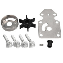 Kit de réparation de turbine de pompe à eau 63V-W0078 adapté aux moteurs hors-bord à turbine 2 temps 9.9 15 1996-2019