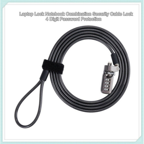 Security Anti-Theft Combination Laptop Notebook Cable Lock 4 Digit Password Lock 1