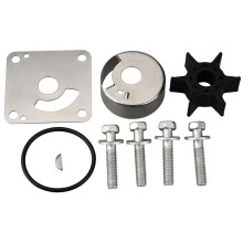 Kit de réparation de turbine de pompe à eau 6L2-W0078 adapté aux moteurs hors-bord à turbine 2 temps 20 CV 25 CV