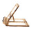 Foldable Recipe Book Stand,Wooden Frame Reading Bookshelf,Tablet Pc Support Stand 5