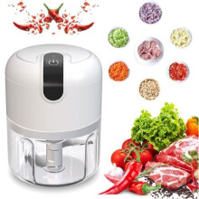 Electric Garlic Food Chopper Vegetable Chopper Grinder Blender Crusher