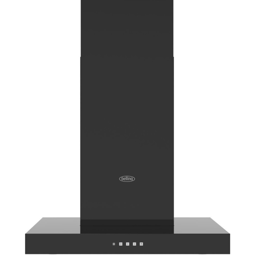 Belling 603T Black 60cm Chimney Cooker Hood