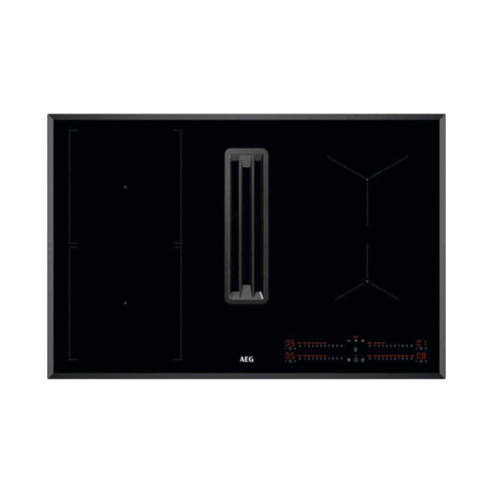 Aeg Black Cce84543fb Vented Hob