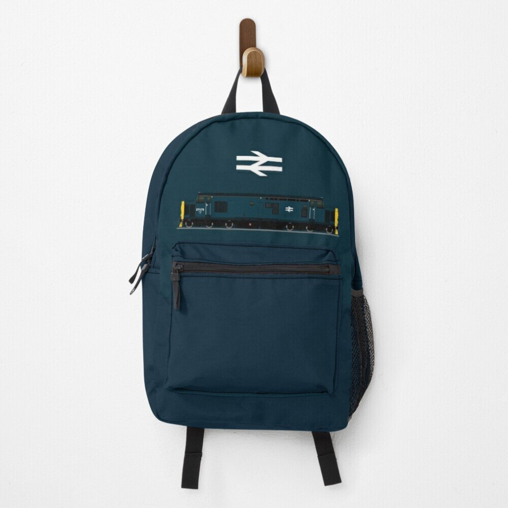 Famgem Backpack Br Class 37 Locomotive School Bag Travel 15" Blue