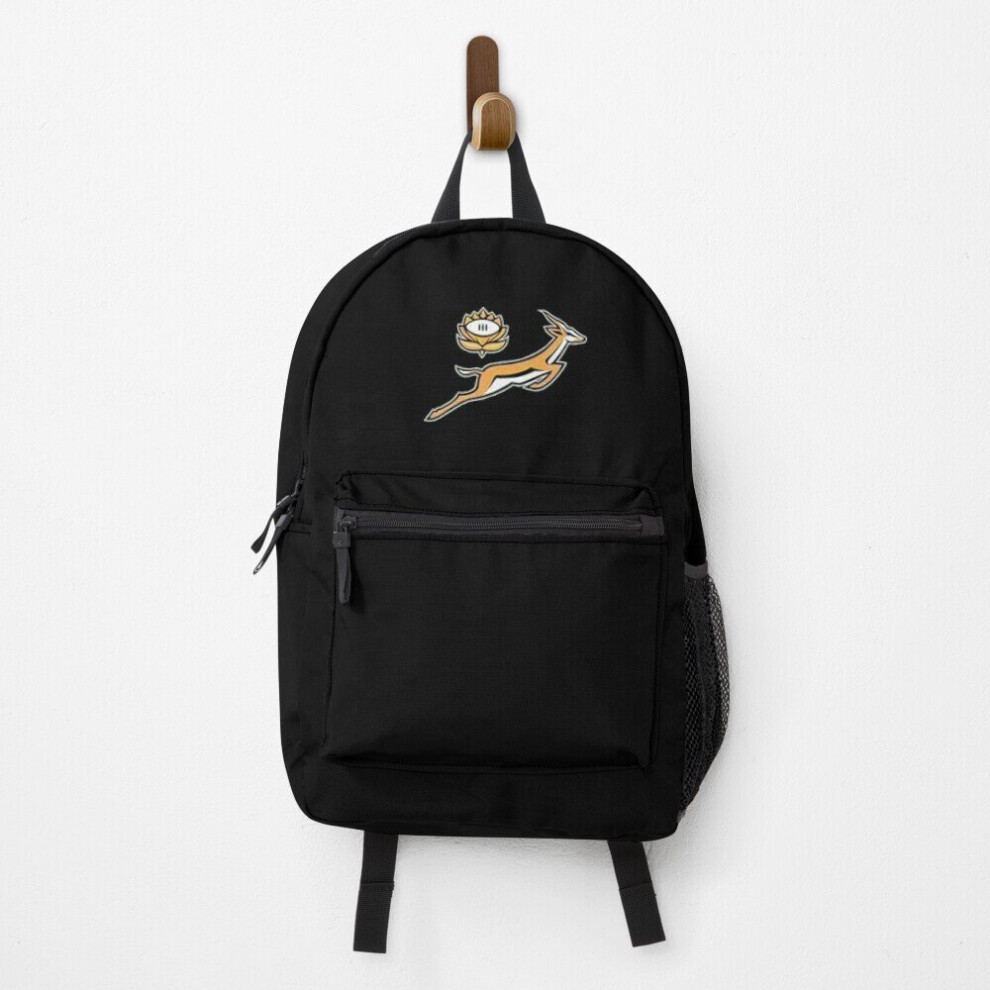 Famgem Backpack Springbok Rugby School Bag Travel 15"