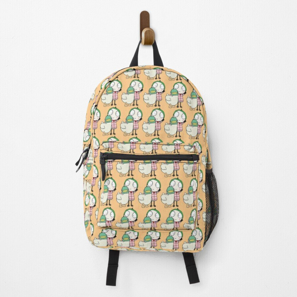 Backpack Sarah and Duck having fun School Bag Travel 15"