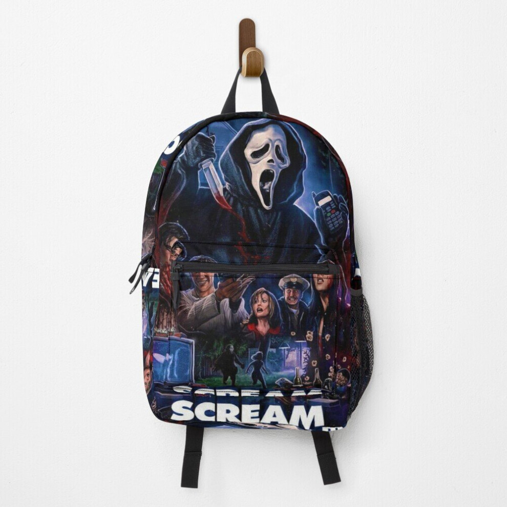 Famgem Backpack The Scream Movie Poster School Bag Travel 15"
