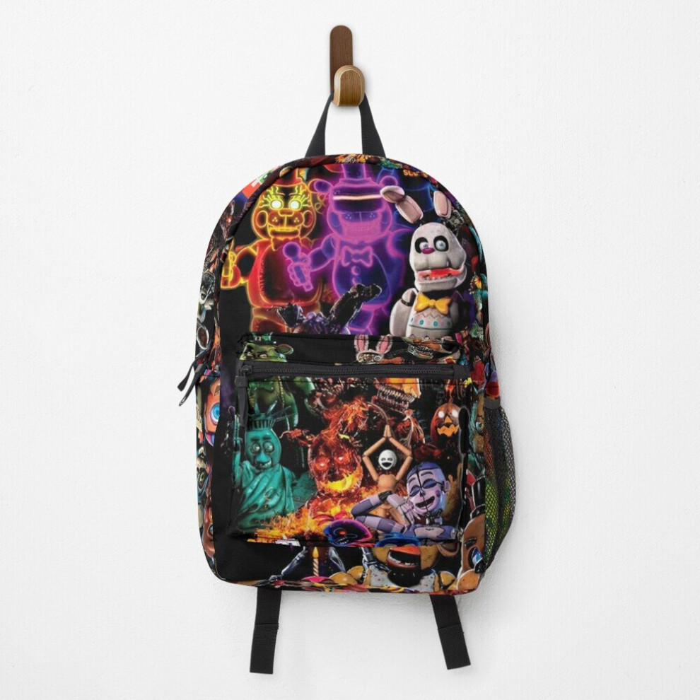 Backpack Five Night At Freddy's Poster Gift School Bag Travel 15"